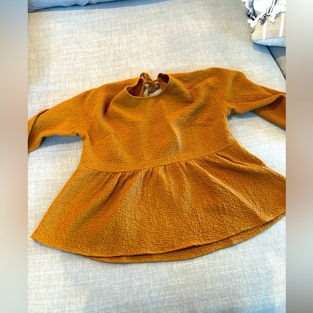 Madewell Peplum Top